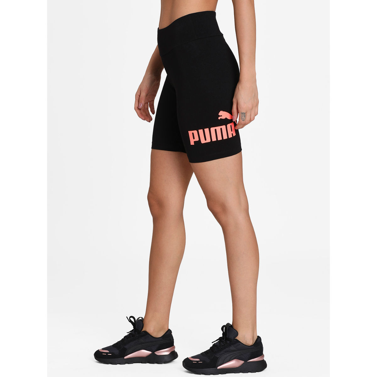 Puma Essentials+ 7" Womens Black Short Tights Buy Puma Essentials+ 7