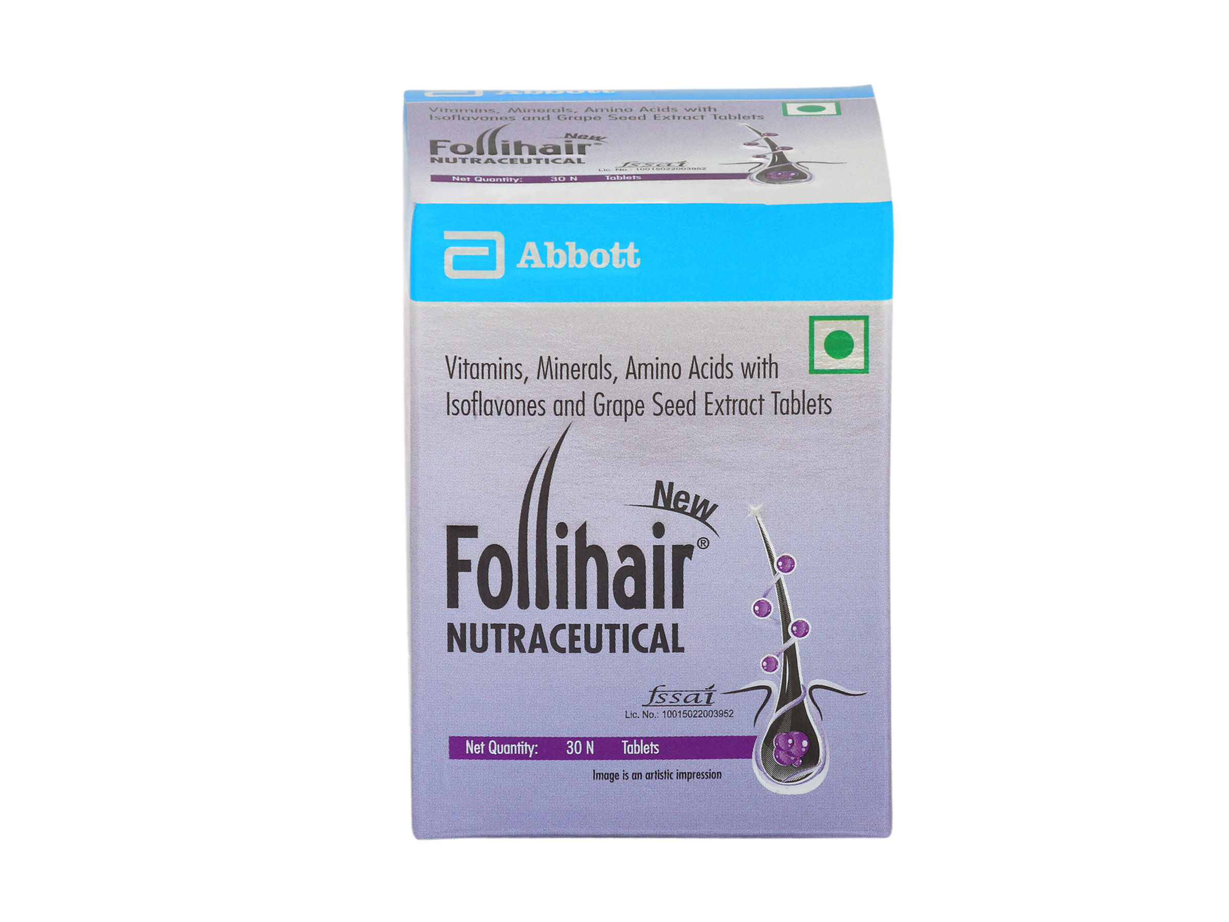 Buy Follihair Nutraceutical 30 N Tab for Hair Growth  CHOSEN Store
