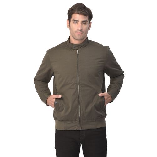WOODLAND Solid Jacket Olive