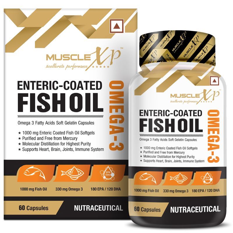 MuscleXP Omega 3 Fish Oil 60 Softgels