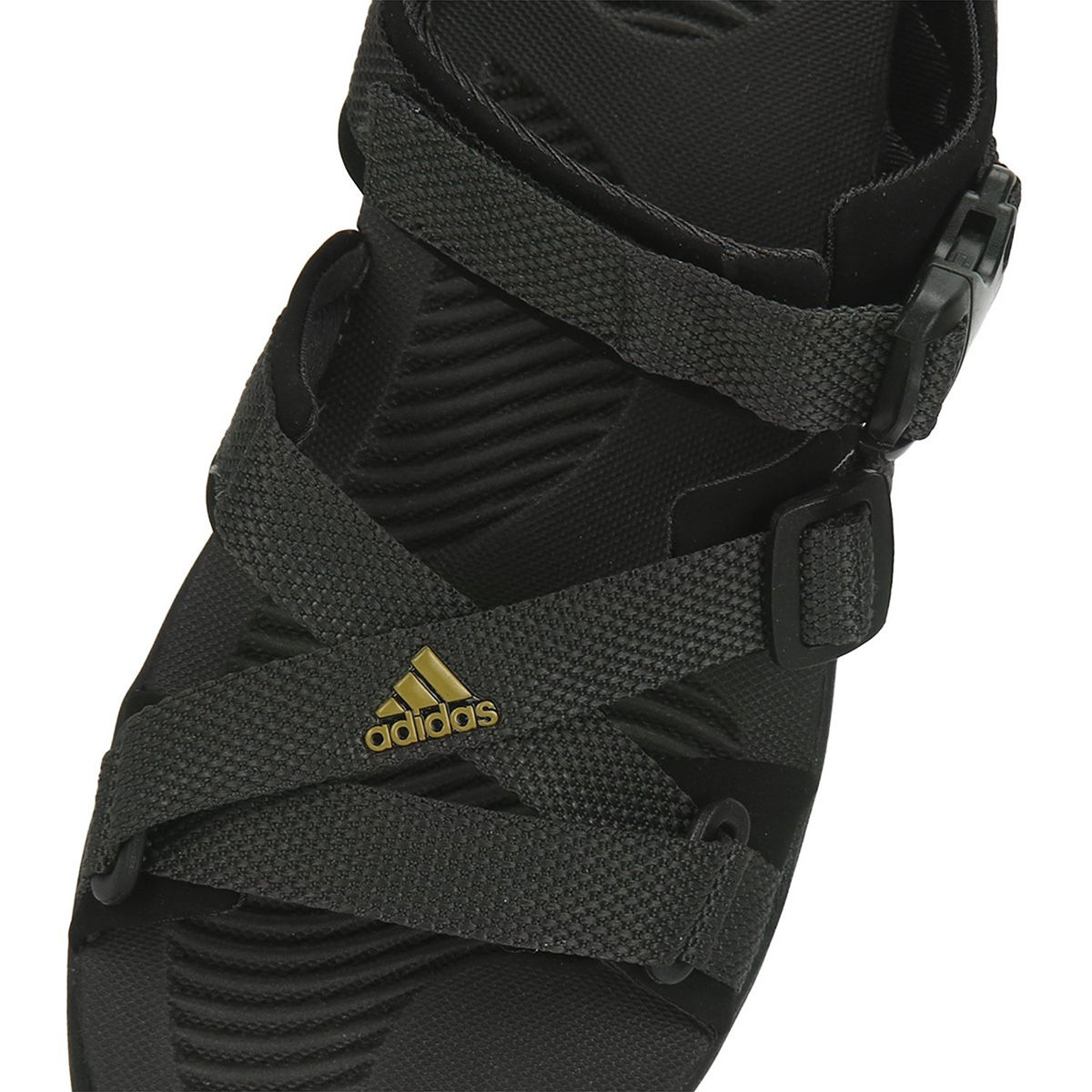 Adidas gladi sandals black on sale