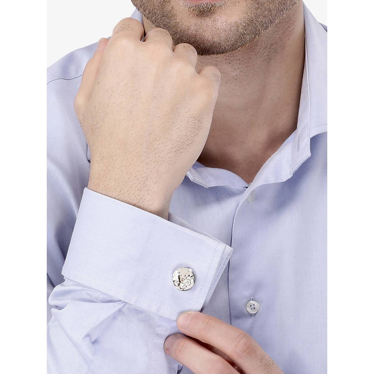Yellow Chimes Vintage Watch Formation Non functioning 316L Stainless Steel Cufflinks