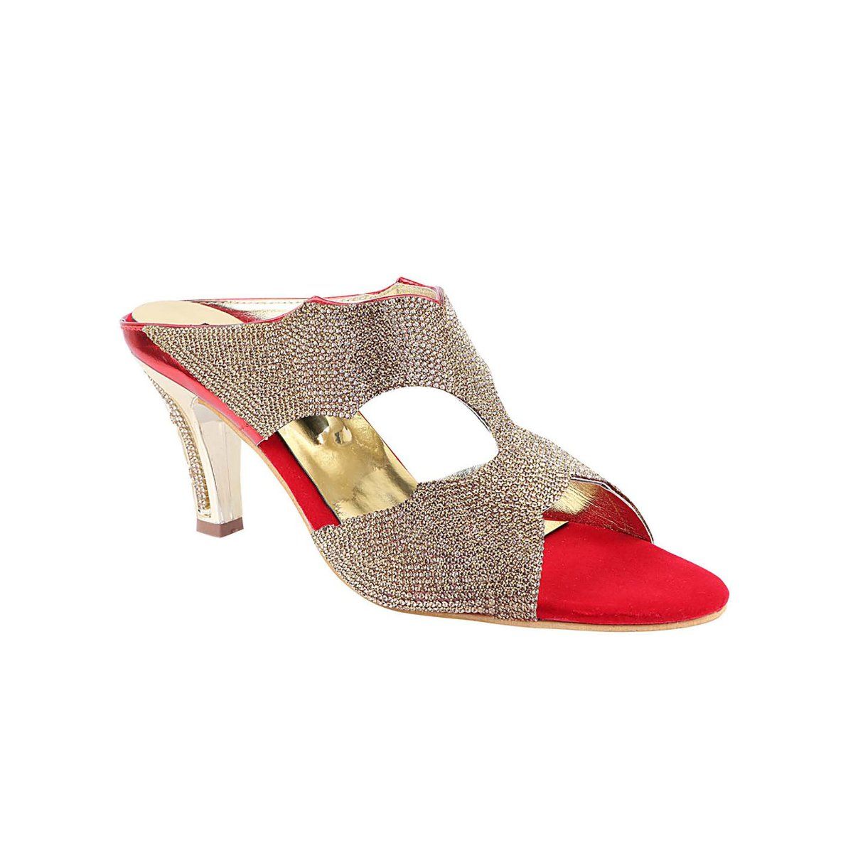 Buy ABJ Fashion Women's Red Fashion Sandal - 8 UK at Mehndi Haldi