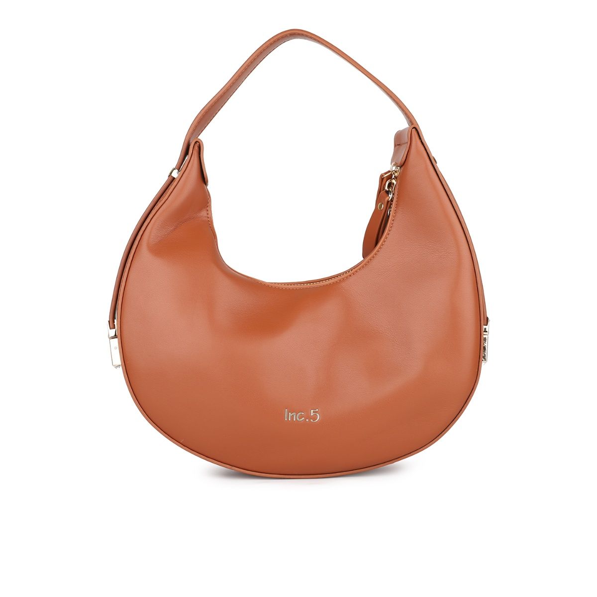 未使用に近い】Alaïa Brown 'Hinge' shoulder bag