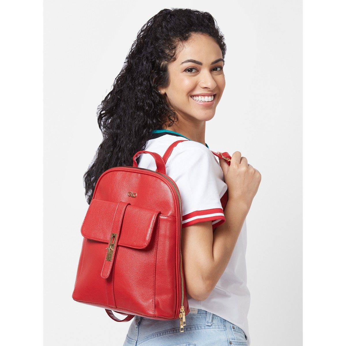 Tommy Hilfiger Small Mini Red Backpack Handbag Purse | eBay