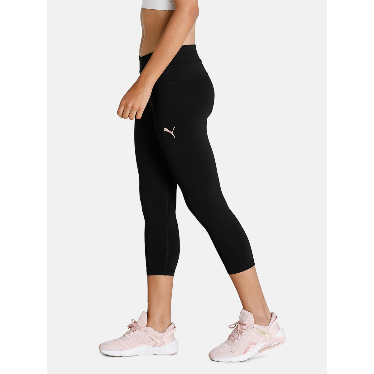 Buy Puma women sport fit training 3 4 leggings black Online | Brands For  Less