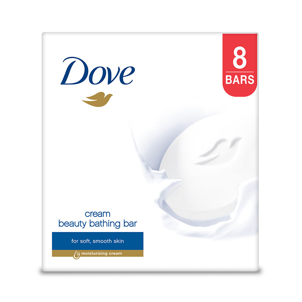 Dove Cream Beauty Bathing Bar Pack of 8