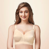 Buy Trylo Touche Woman Soft Padded Full Cup Bra - Grey Online