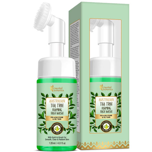 Oriental Australian Tea Tree Anti Face Wash: Buy Oriental Botanics Australian Tea Tree Anti Acne Foaming Face Wash Online at Best Price in India | Nykaa