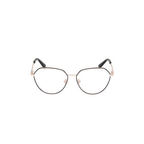 Guess Women Black Metal Irregular Eyewear Frame GU5016957002FR (57)