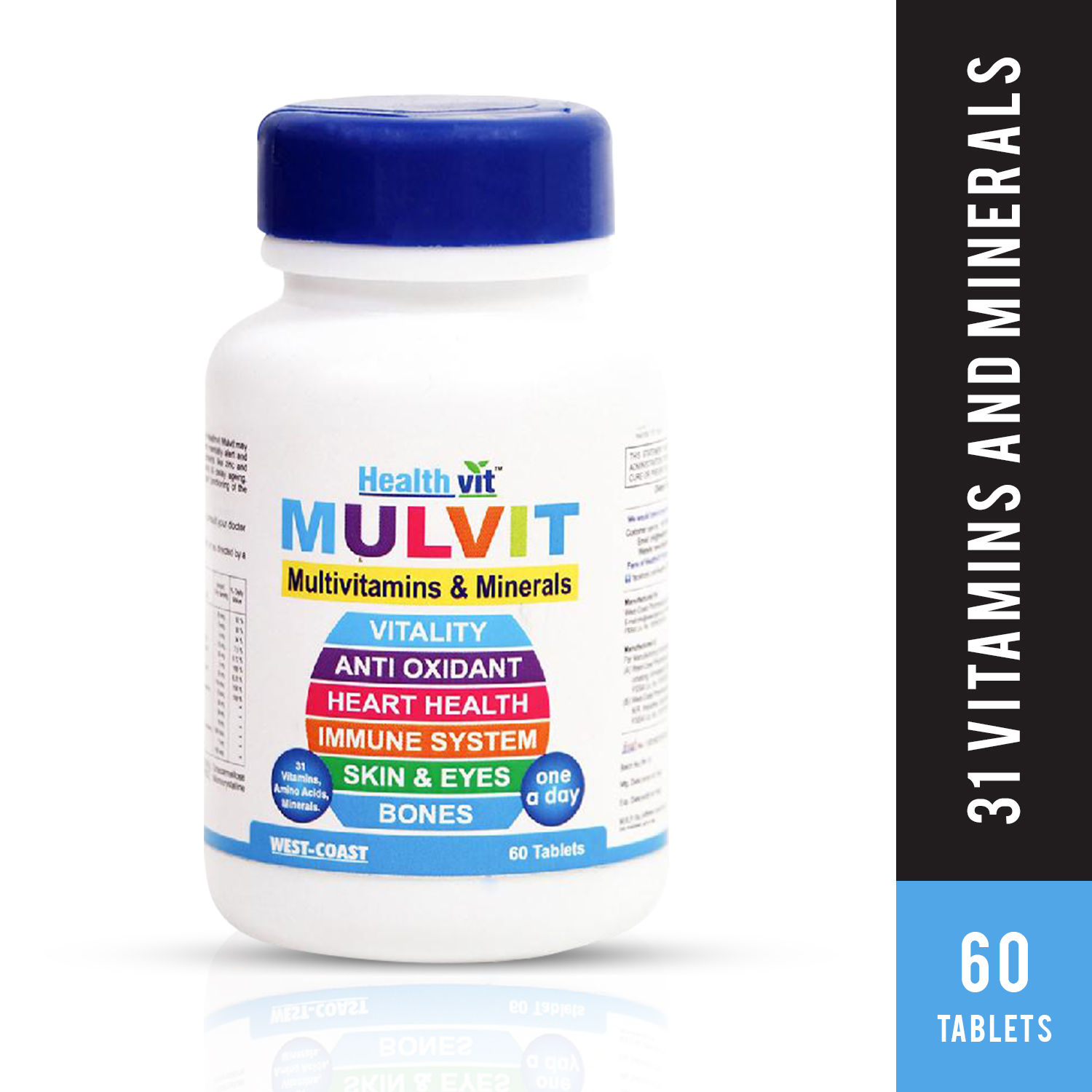 HealthVit Mulvit Multivitamins And Minerals (60 Tablets)