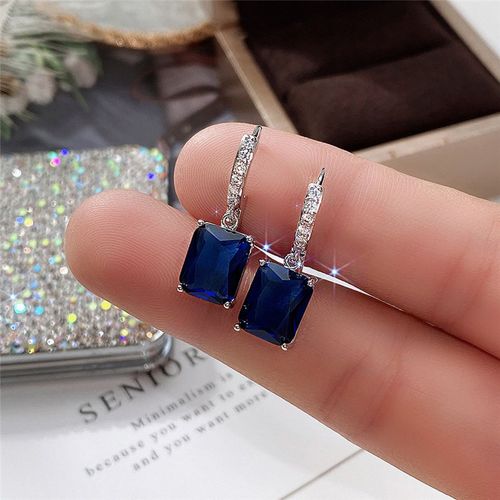 Buy Designs You Silver Plated Navy Blue Rectangular American