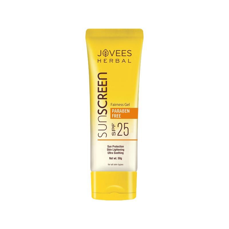 Jovees Herbal Sunscreen Fairness Gel SPF 25 With Aloe Vera For All Skin Types