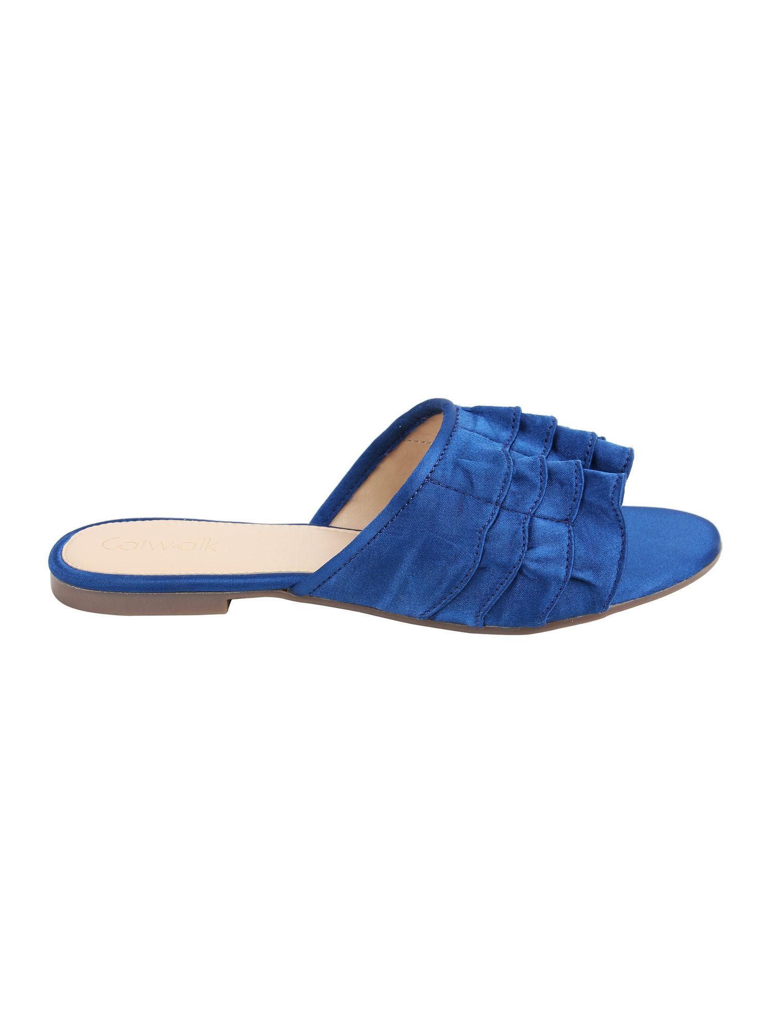 Buy Catwalk Blue Patterned Flats Online