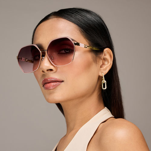 Hexagon Shaped Pink Hexagon Sunglasses Buy Pipa Bella By Nykaa