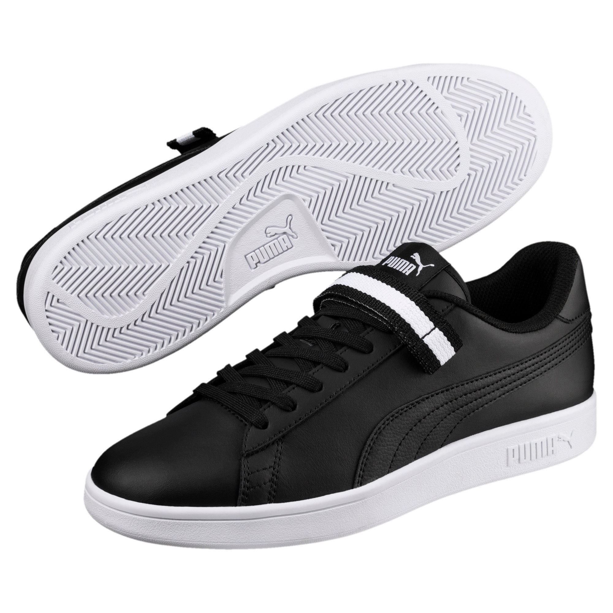 Buy Puma Smash V2 V Fresh Black Sneaker 