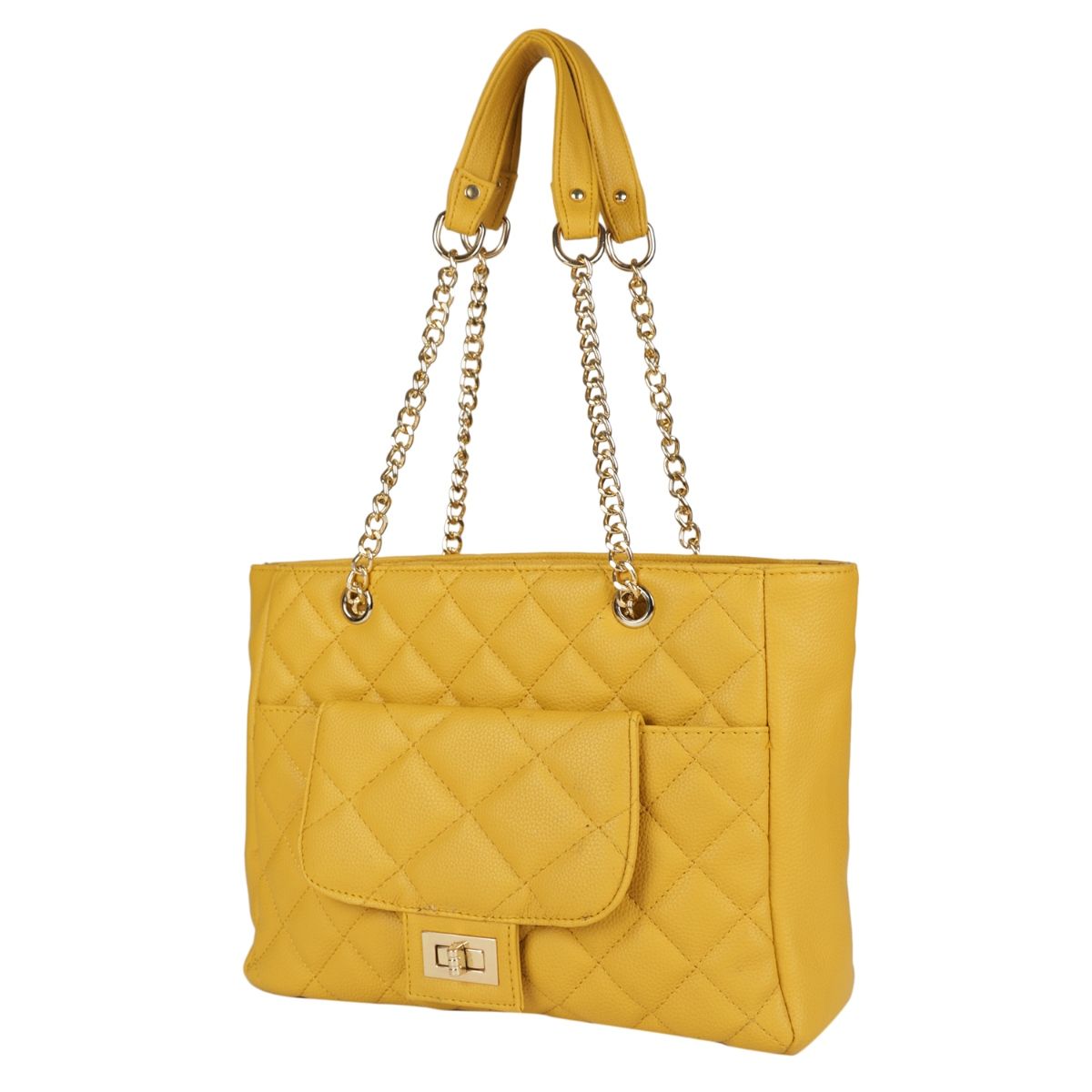 Buy Mini Wesst Women S Yellow Tote Bag Online