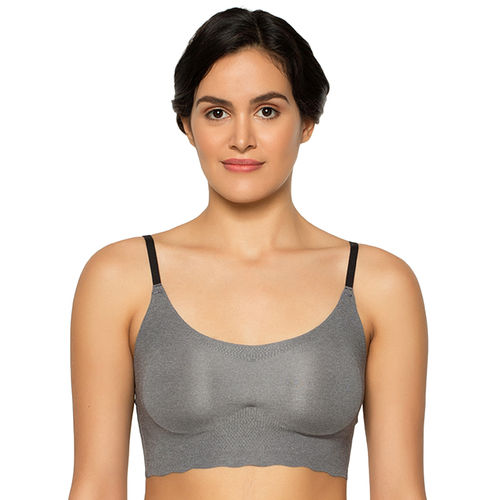Buy Wacoal Padded Wireless Solid Bra -CGG240 Grey Online