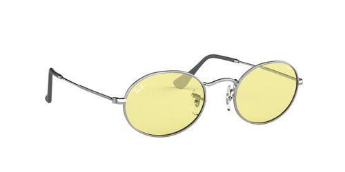 Ray-Ban 0RB3547 Yellow Evolve Oval Sunglasses (54 mm)