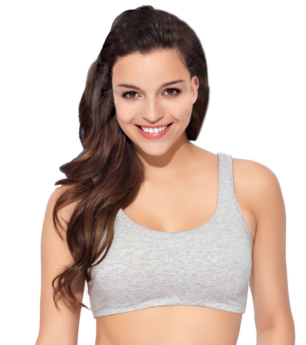 Buy Enamor Sb06 Low Impact Cotton Sports Bra Non-Padded & Wirefree - Nude  online