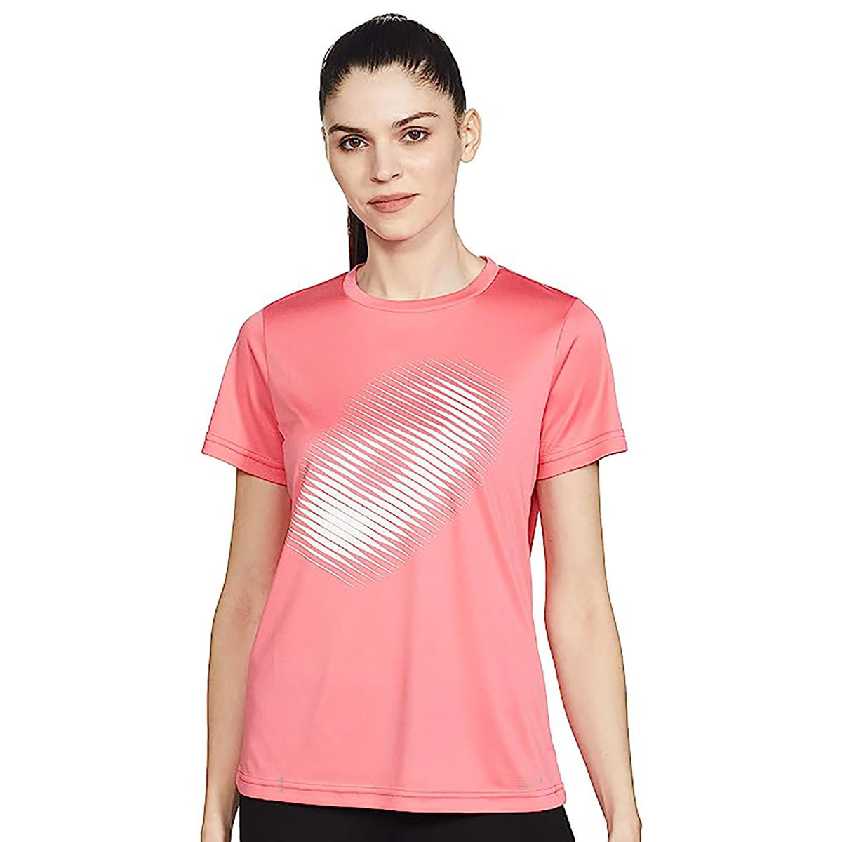 ASICS Big Graphic Ss Pink Women T-Shirt: Buy ASICS Big Graphic Ss Pink ...