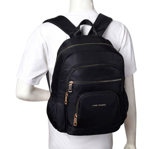 Lino Perros Black Colored Backpack