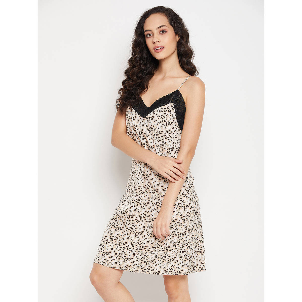 Ensemble Victoria's Secret Imprimé Animalier - Babydoll Et String - NWOT