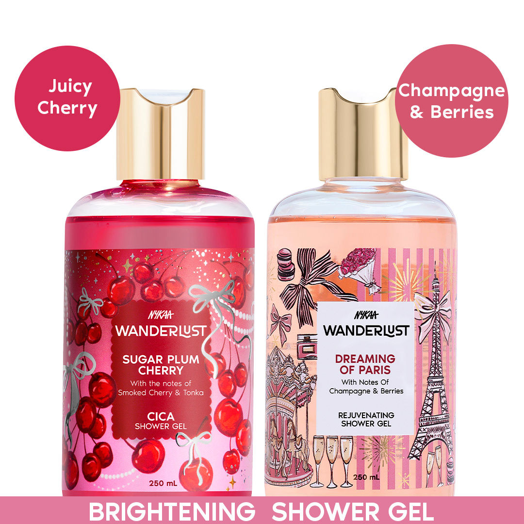 Wanderlust Fruity & Cherry Shower Gel Set of 2