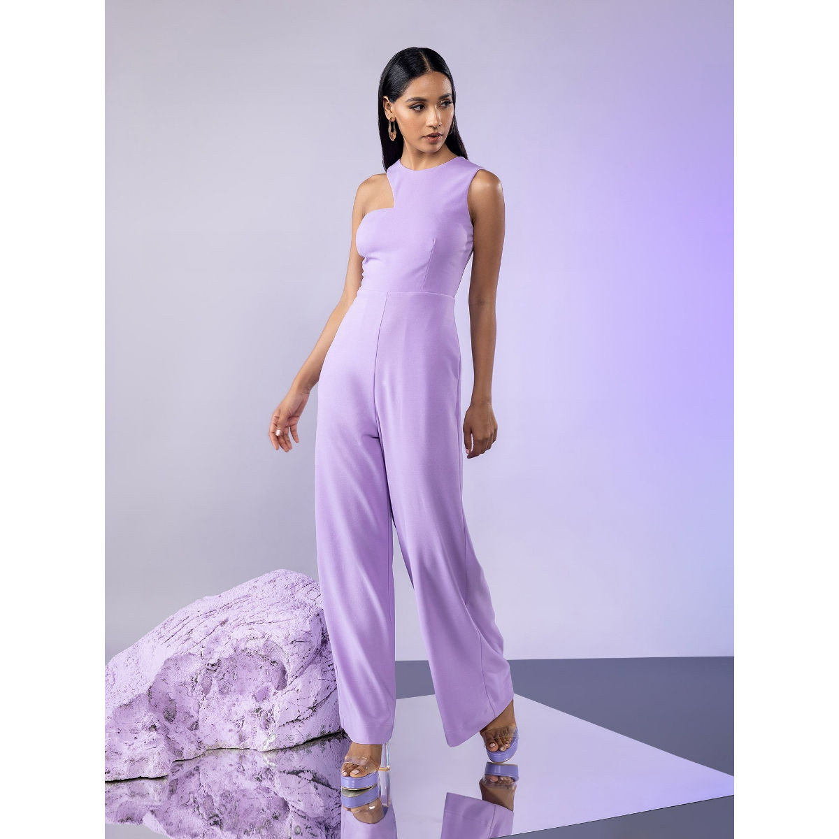 Buy RSVP by Nykaa Fashion Rust Sweetheart Neck Cut Out Solid Jumpsuit Online-vietvuevent.vn