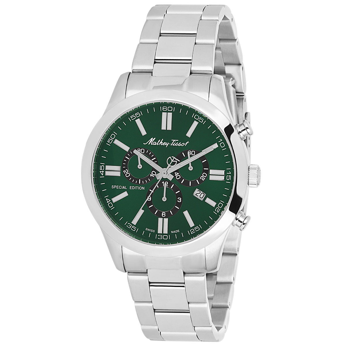 Buy Mathey-Tissot Special Edition Chronograph Green Dial Men Watch ...