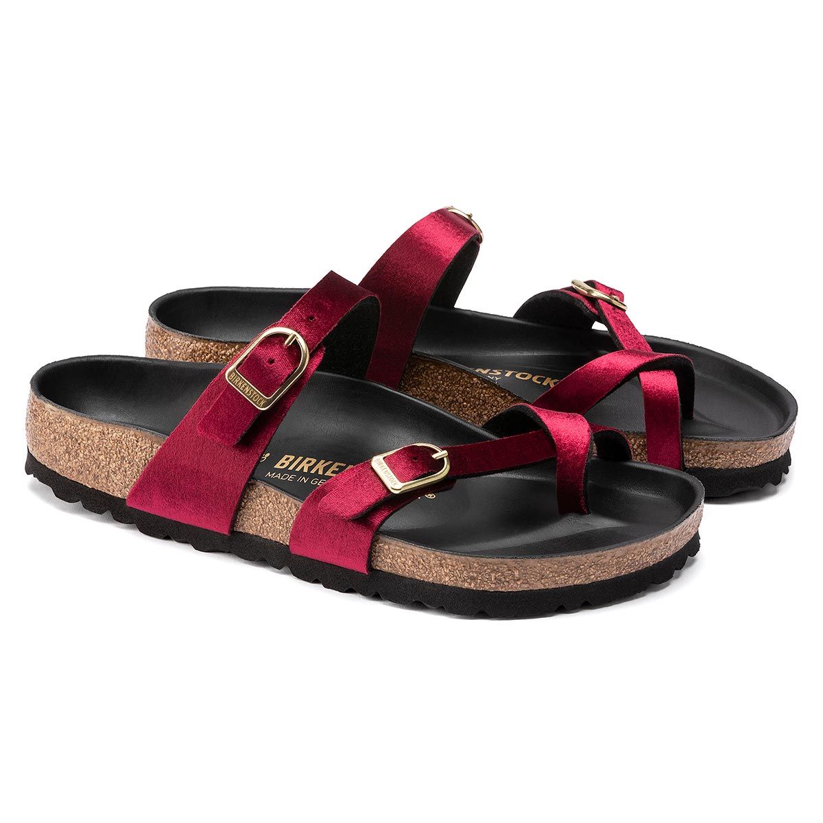 Birkenstock Mayari Red Regular Width Women Thong Sandals (EURO 40): Buy Birkenstock Mayari Red 