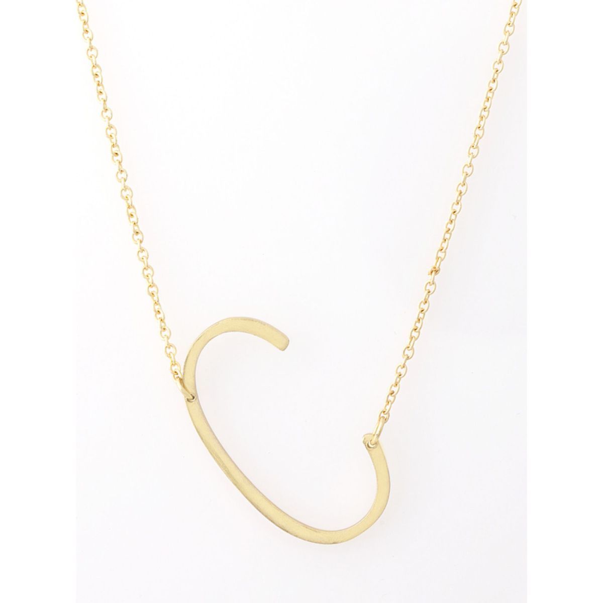 Initial C Love Letter Pendant In Gold or Silver - Catherine Best