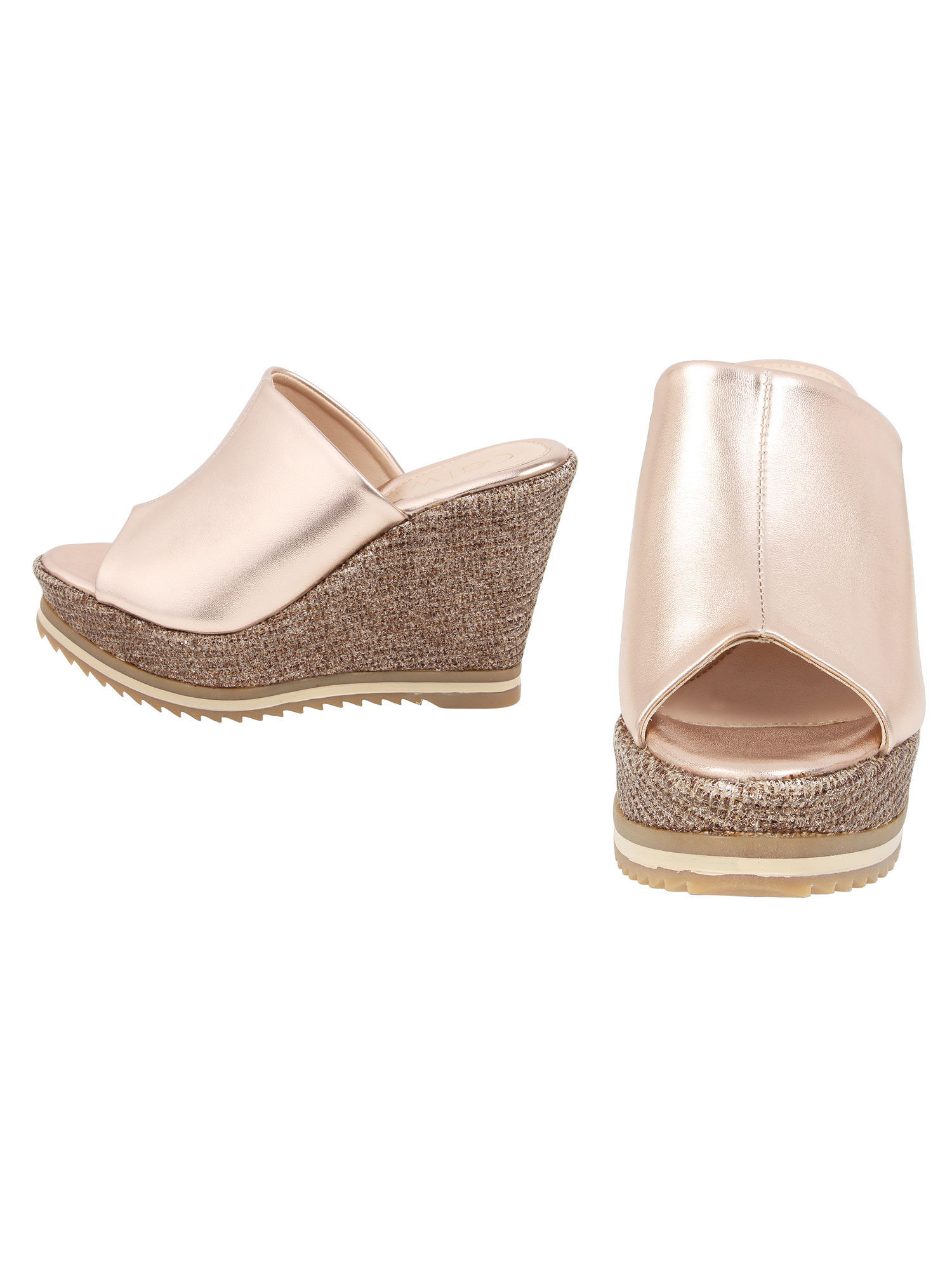 CATWALK Rose Gold Solid Wedges: Buy 
