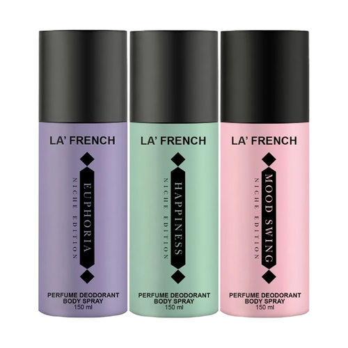 La French Happiness, Mood Swing Euphoria Perfume Deodorant Body Spray  Combo