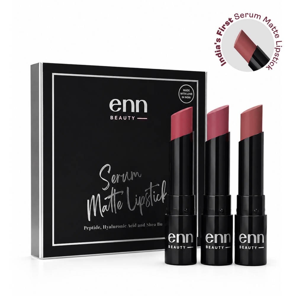 ENN Beauty Serum Matte Lipstick - Set Of 3