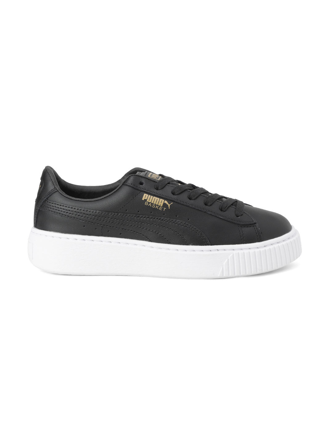 puma women's basket platform core fashion sneaker