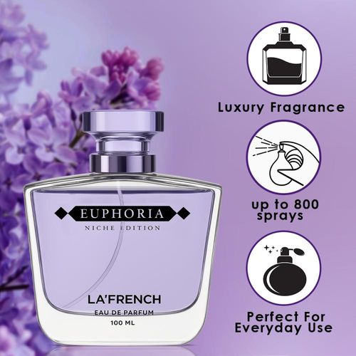 La French Euphoria Perfume for Men and Women Unisex Perfume Luxury Long  Lasting Fragrance