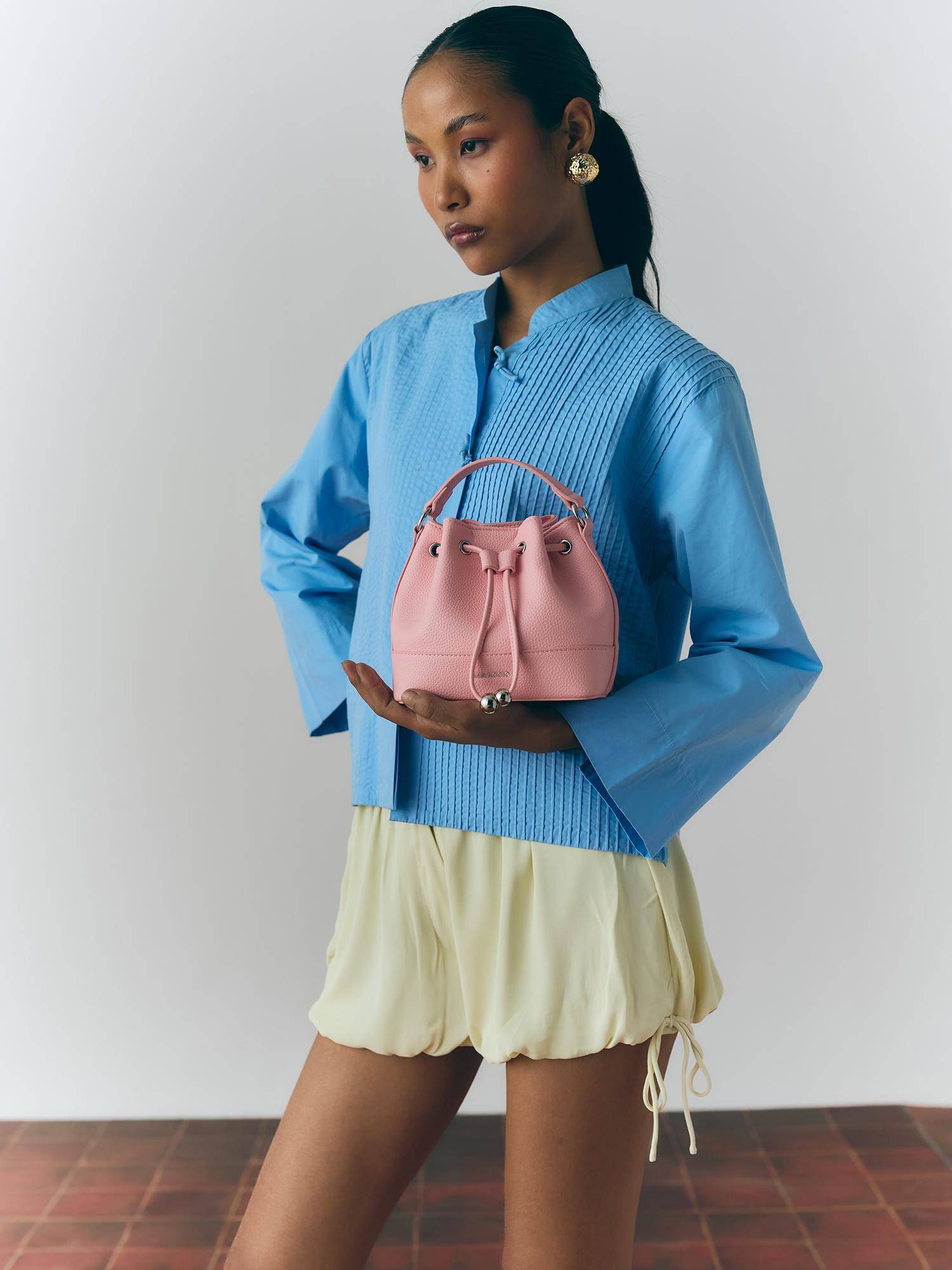 MIRAGGIO Nikki Crossbody Bag-Pink (Small)