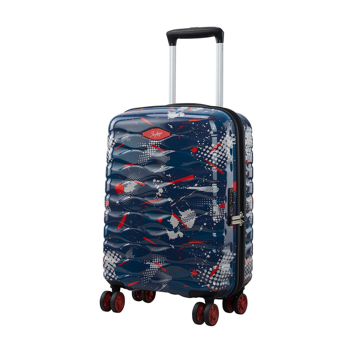Buy Skybags Camoflex Strolly 360 Degree Blue and Red Online