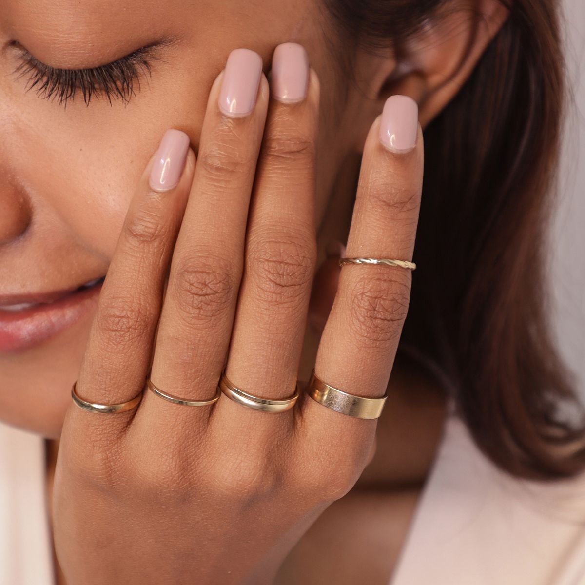 Buy Pipa Bella Pink & White Heart Enamel Adjustable Ring for Women Online  At Best Price @ Tata CLiQ