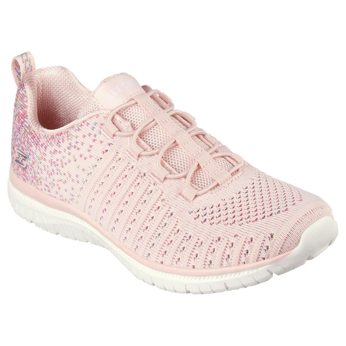 Skechers pink 2024 slip on