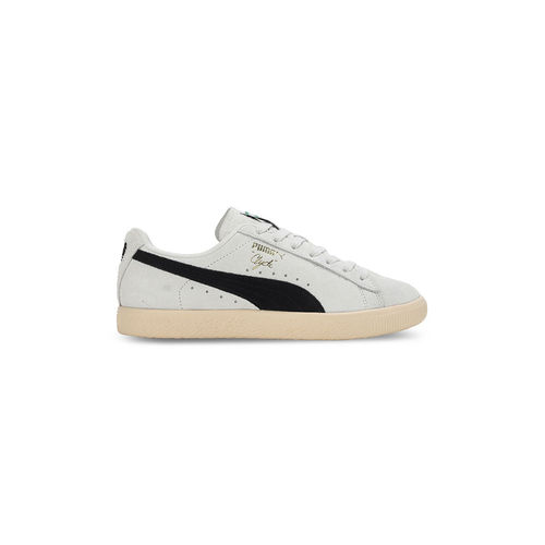 Puma Clyde Hairy Suede Unisex Grey Sneakers (UK 3)