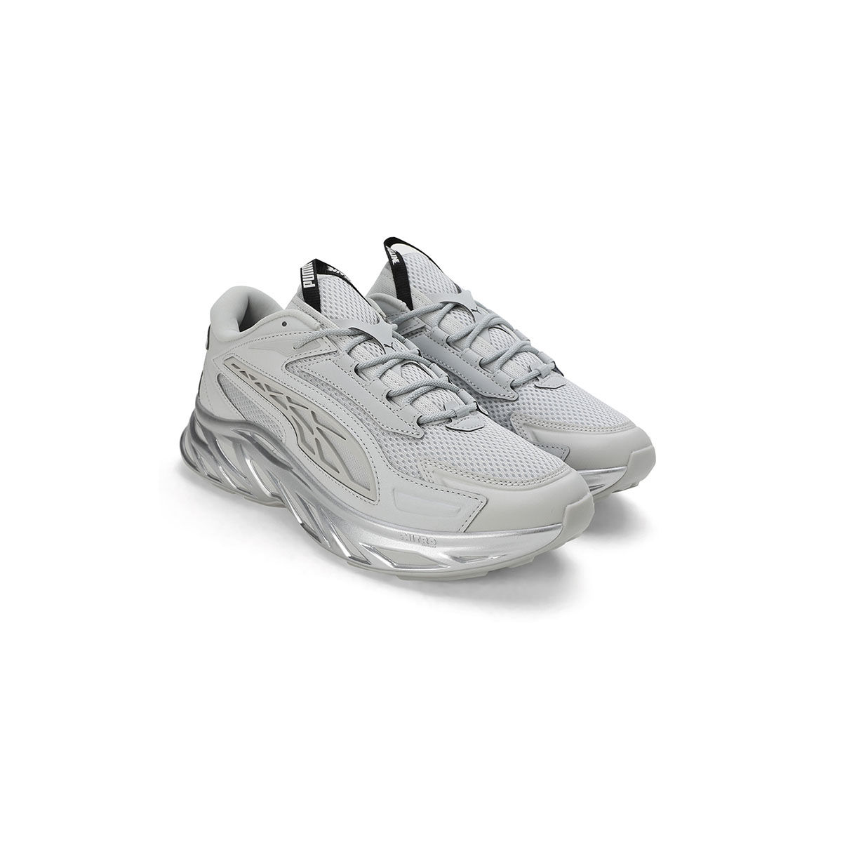 Buy Puma Exotek Nitro Mirrored Unisex Grey Sneakers Online