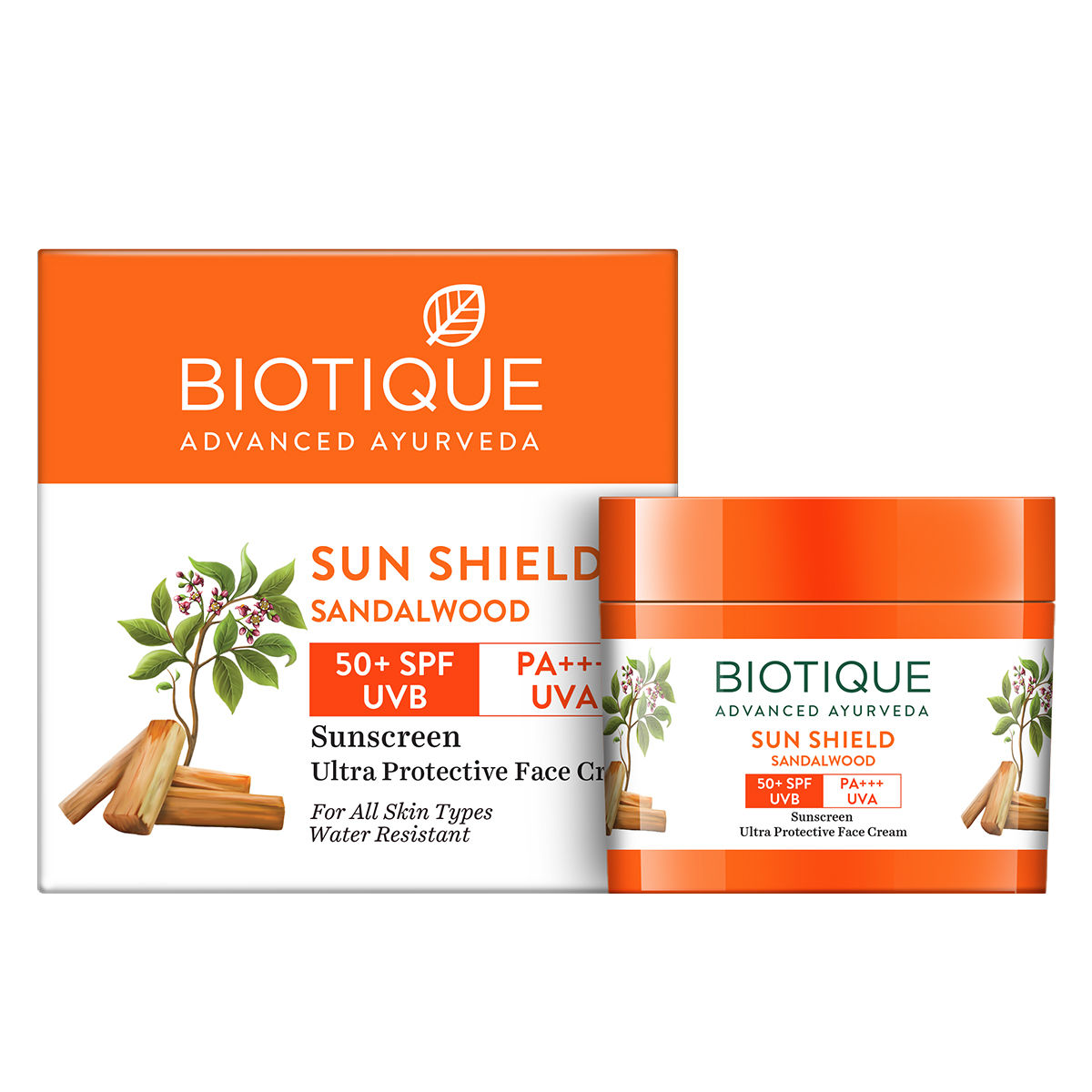 Biotique Bio Sandalwood Ultra Protective Face Cream SPF 50+ UVA/UVB Sunscreen