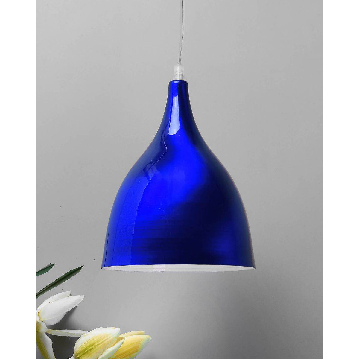 Homesake Spinning Top Hanging Pendant Lamp Blue