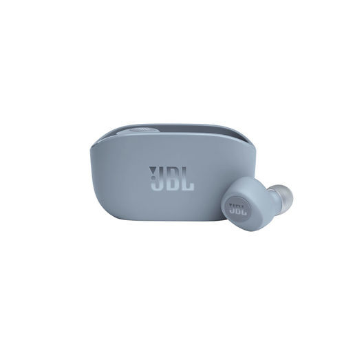 JBL Wave, 100 TWS, True Wireless Earbuds with Mic, 20 Hrs Playtime, Deep  Bass Sound (Blue) - Main Image