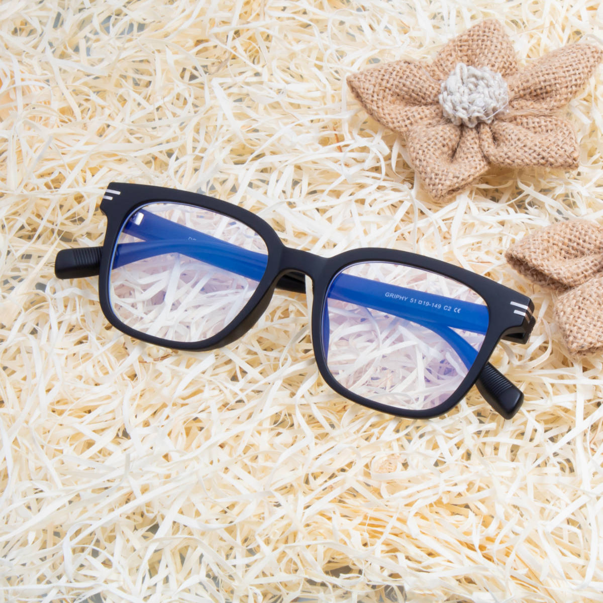TED SMITH Unisex Full Rim Square Frame