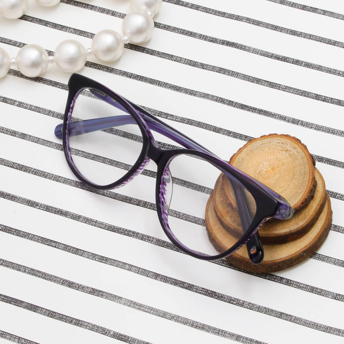 TED SMITH Women Full Rim Cat Eye Frame