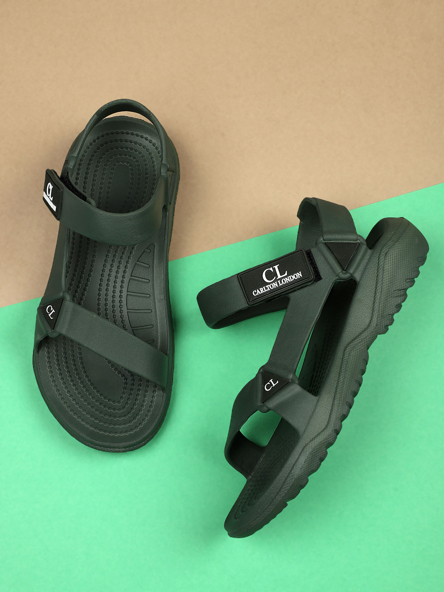 Buy Olive Flip Flop & Slippers for Men by Carlton London Online | Ajio.com