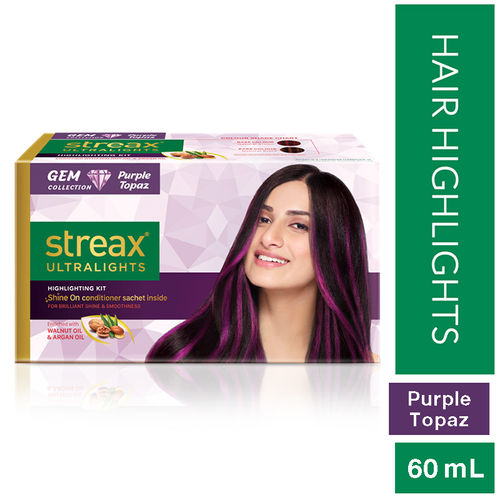 Streax Ultralights Gem Collection - Purple Topaz: Buy Streax Ultralights  Gem Collection - Purple Topaz Online at Best Price in India | Nykaa